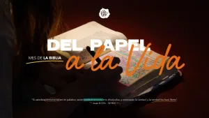 Mes de la biblia: Del papel a la Biblia